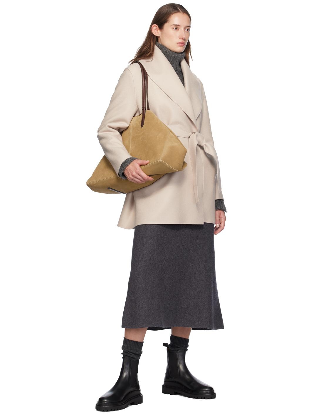 Off-White Shawl Belted Jacket - 4