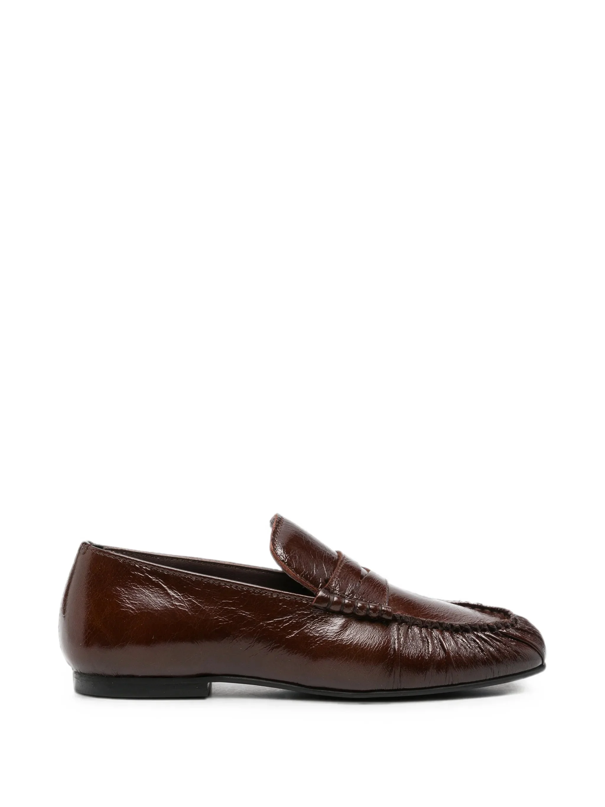 Alohas Ruched Penny-slot Loafers - 1