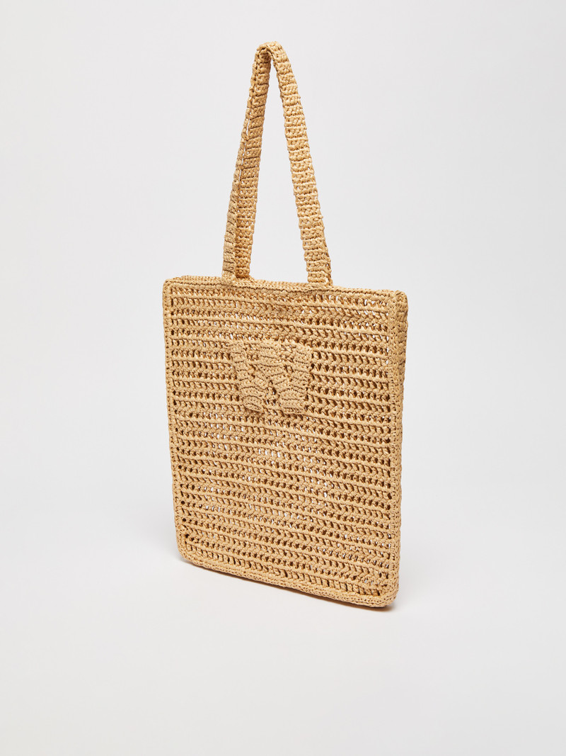 WEEKEND Max Mara SALOON Macramé shopping tote outlook