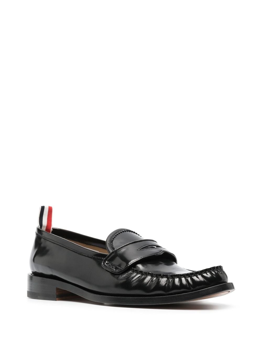 penny-slot leather loafers - 2