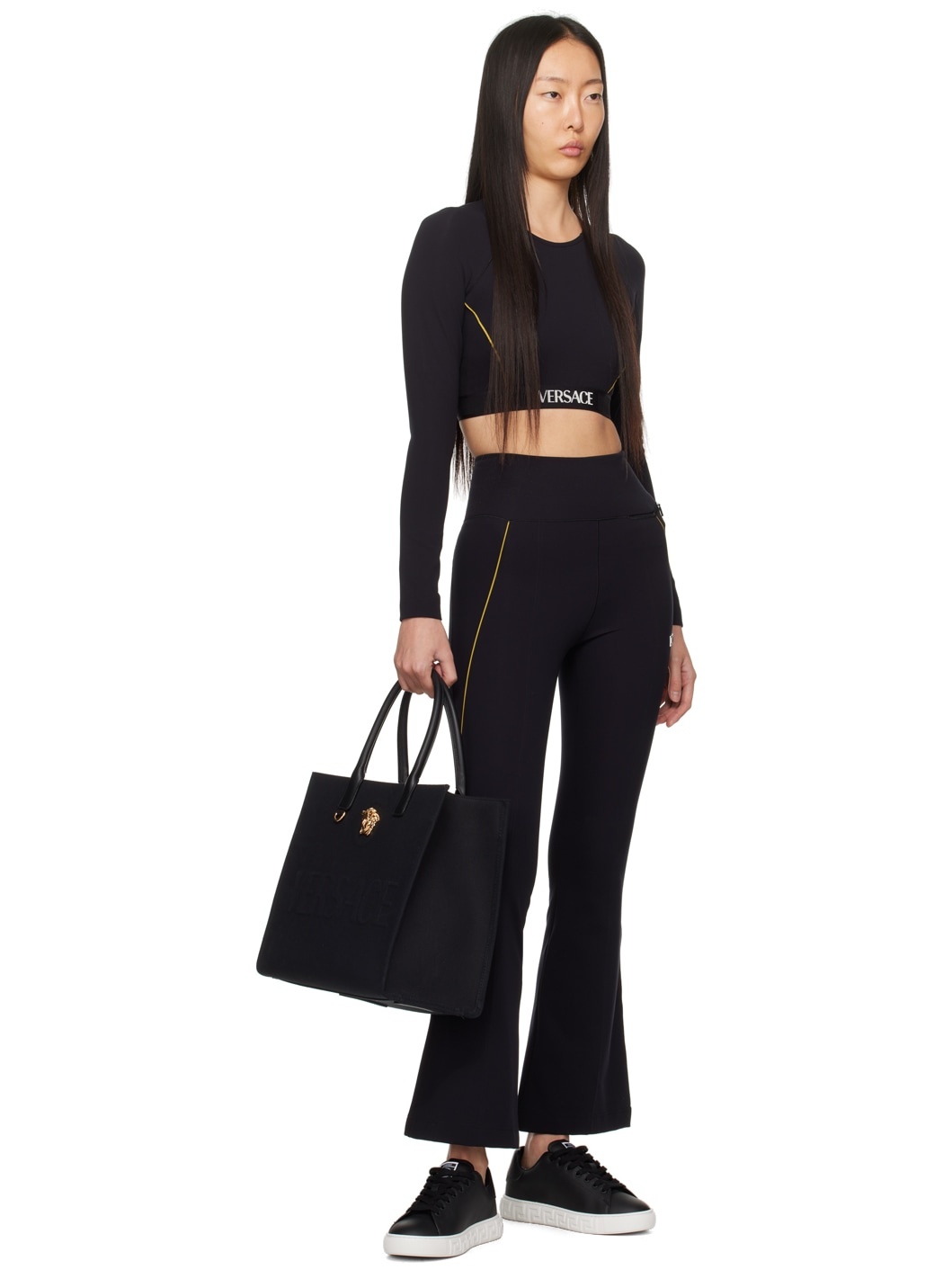 VERSACE Black Sofileta Leggings