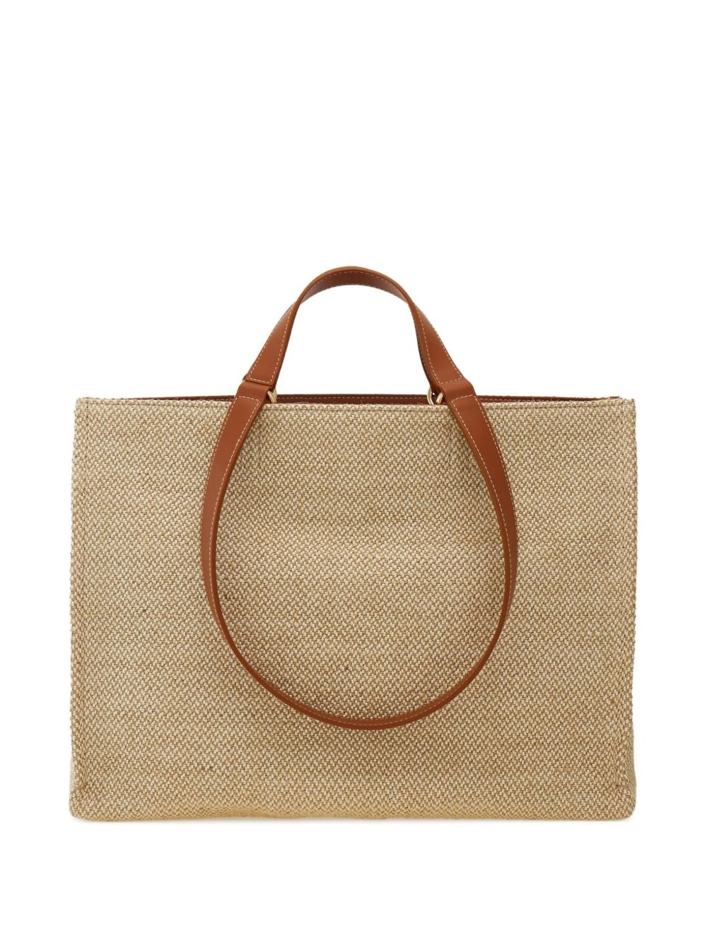 large logo-embroidered tote bag - 4
