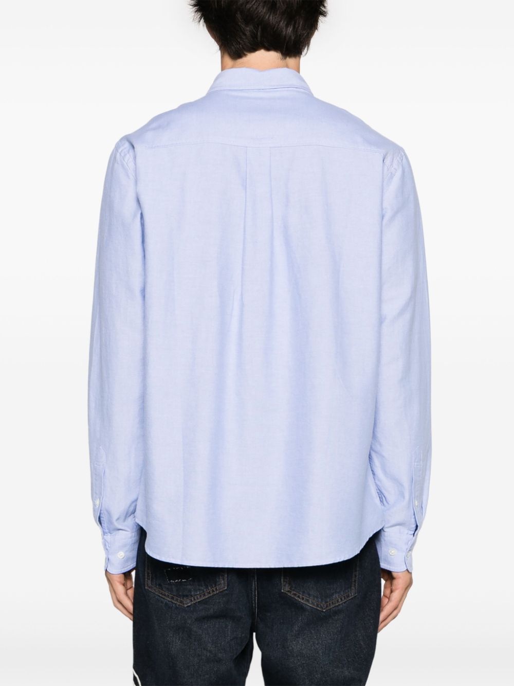 Jasolo logo-embroidered cotton shirt - 4