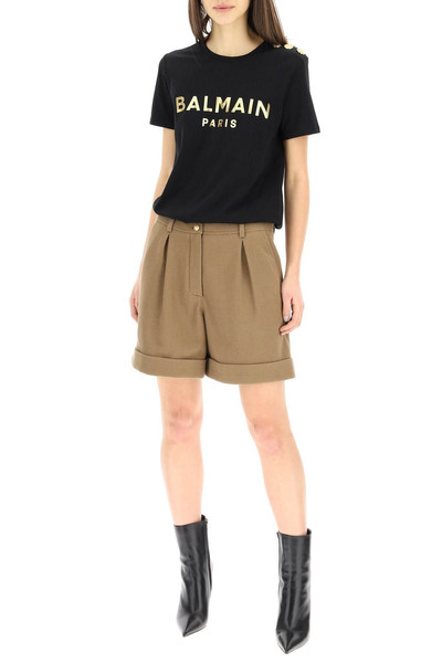 Balmain HOPSACK COTTON SHORTS outlook