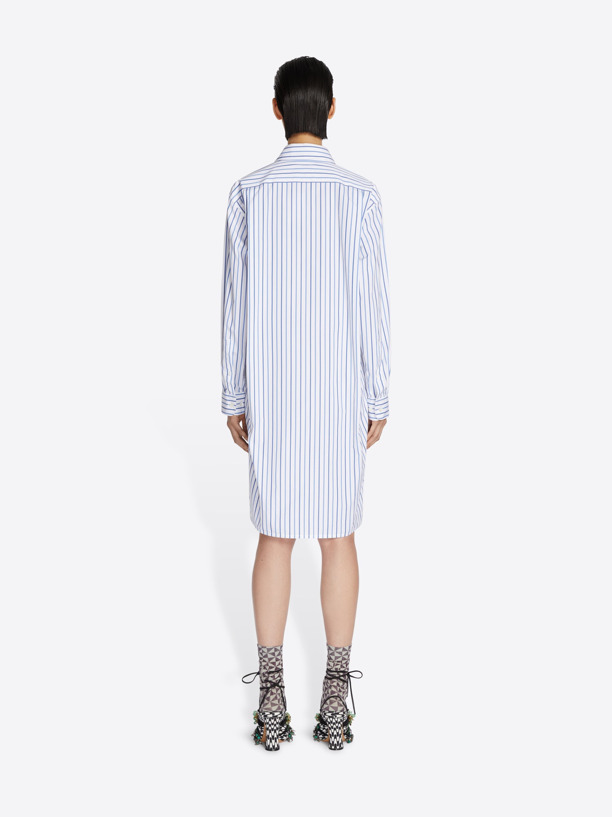 COTTON SHIRT DRESS - 4