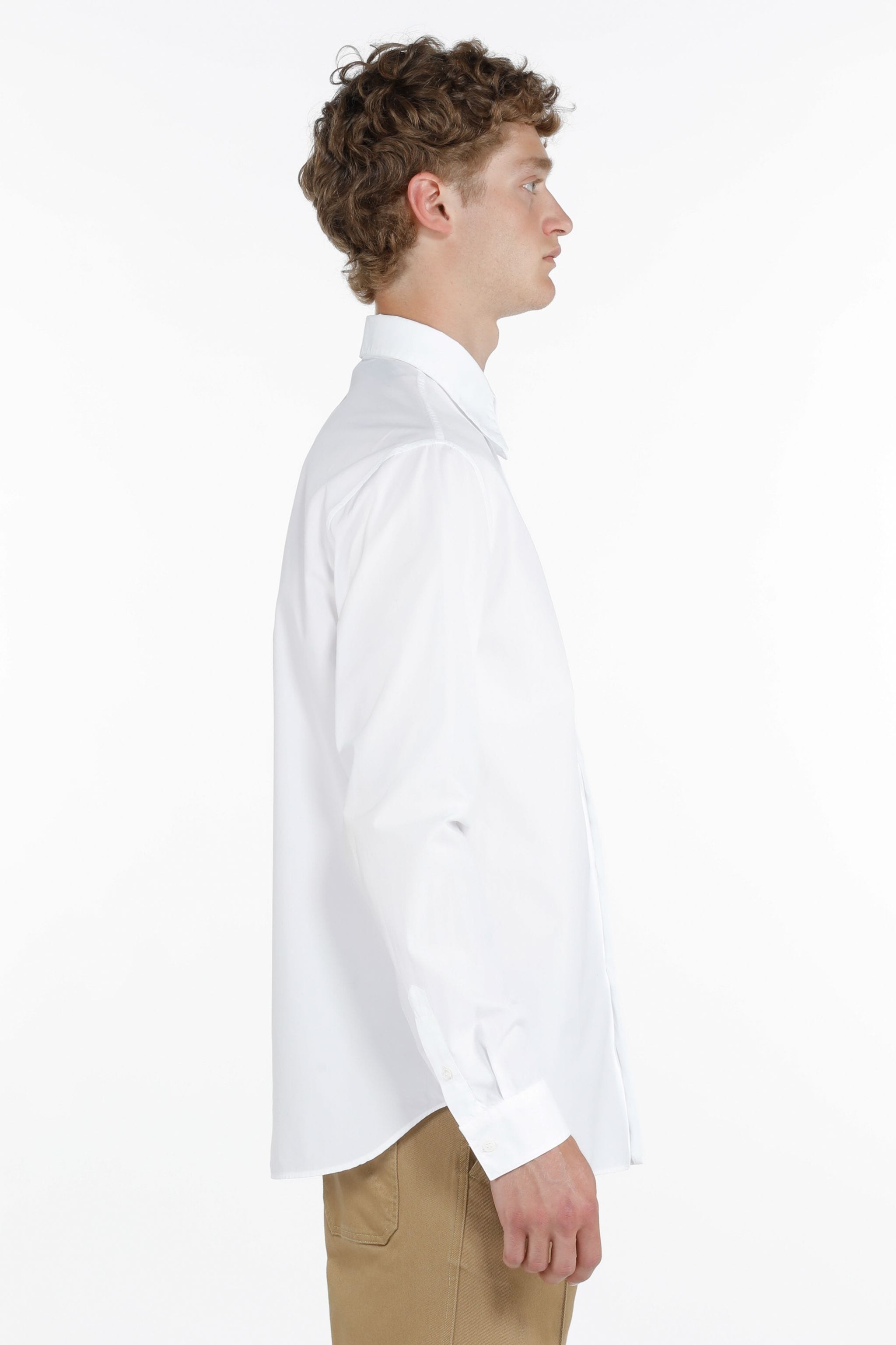 LOGO-EMBROIDERED COTTON SHIRT - 3