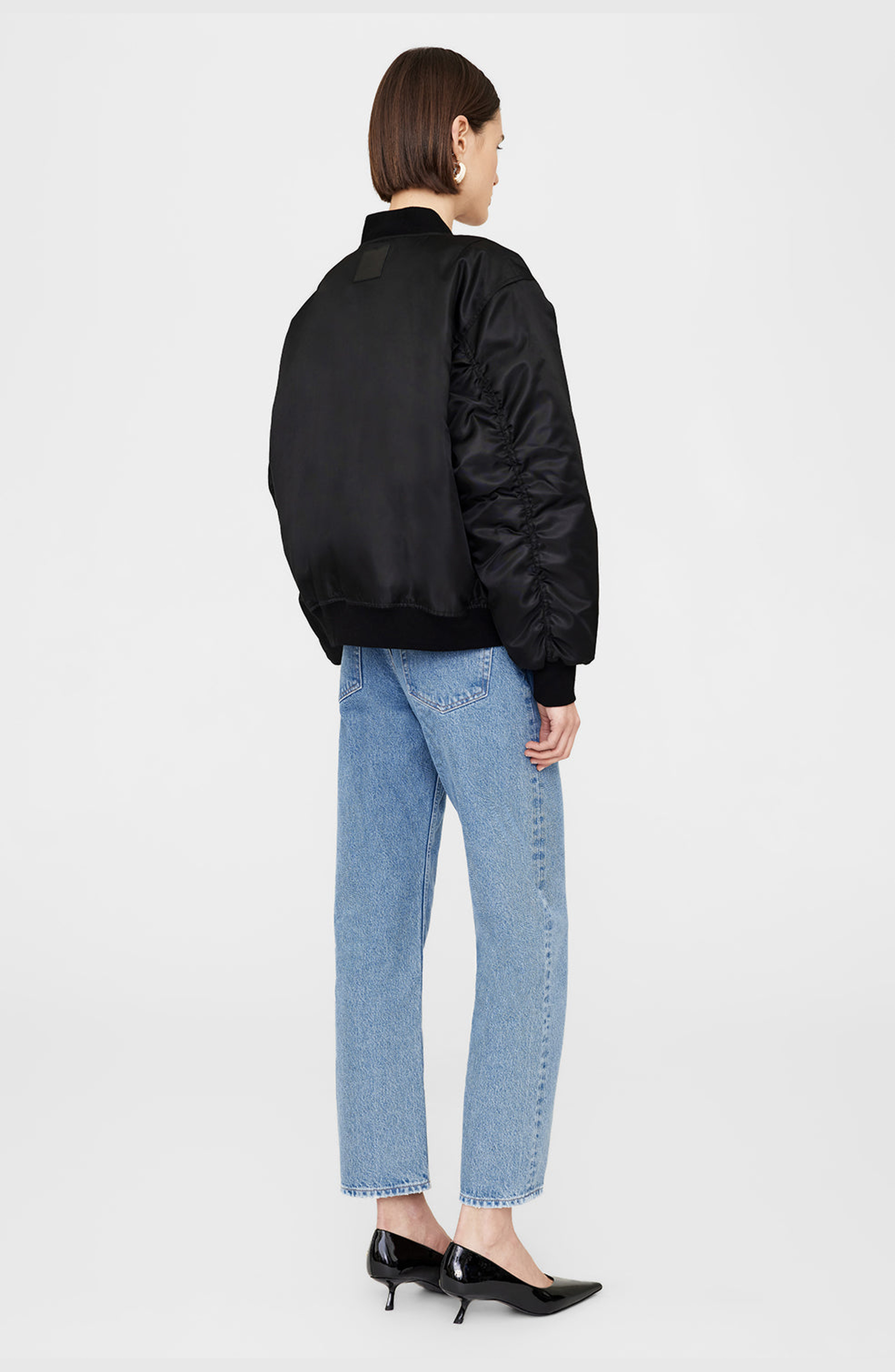 ANINE BING Leon Bomber in Black at Nordstrom - 2