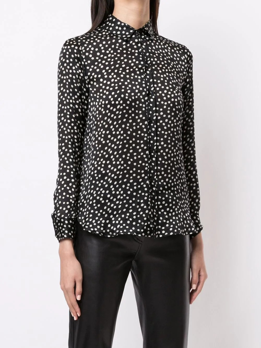 polka-dot print shirt - 3