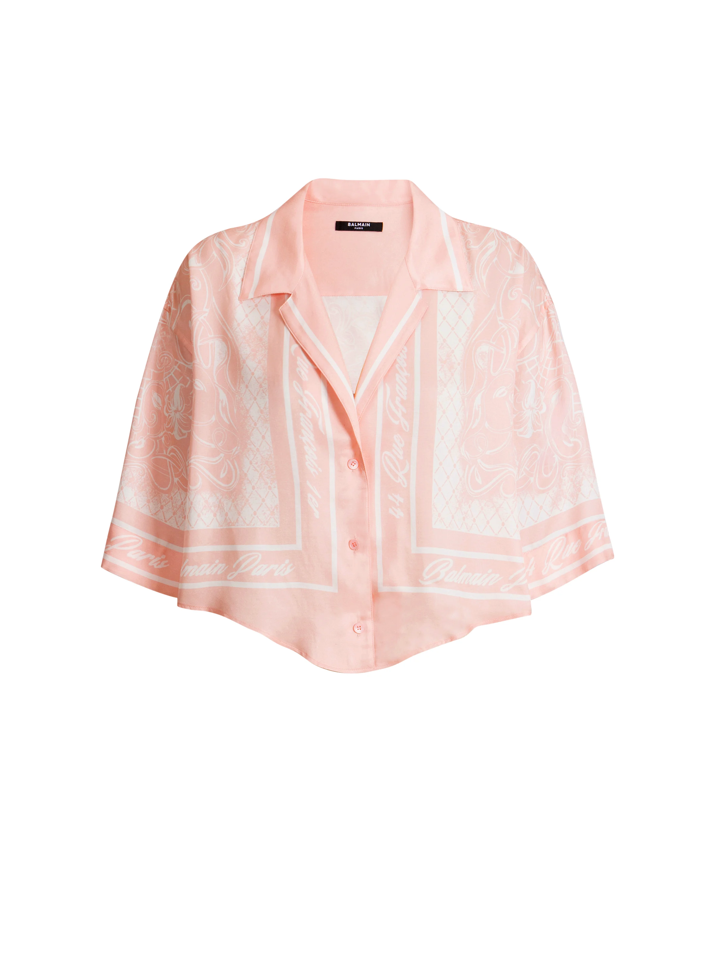 Printed Foulard pyjama shirt - 1
