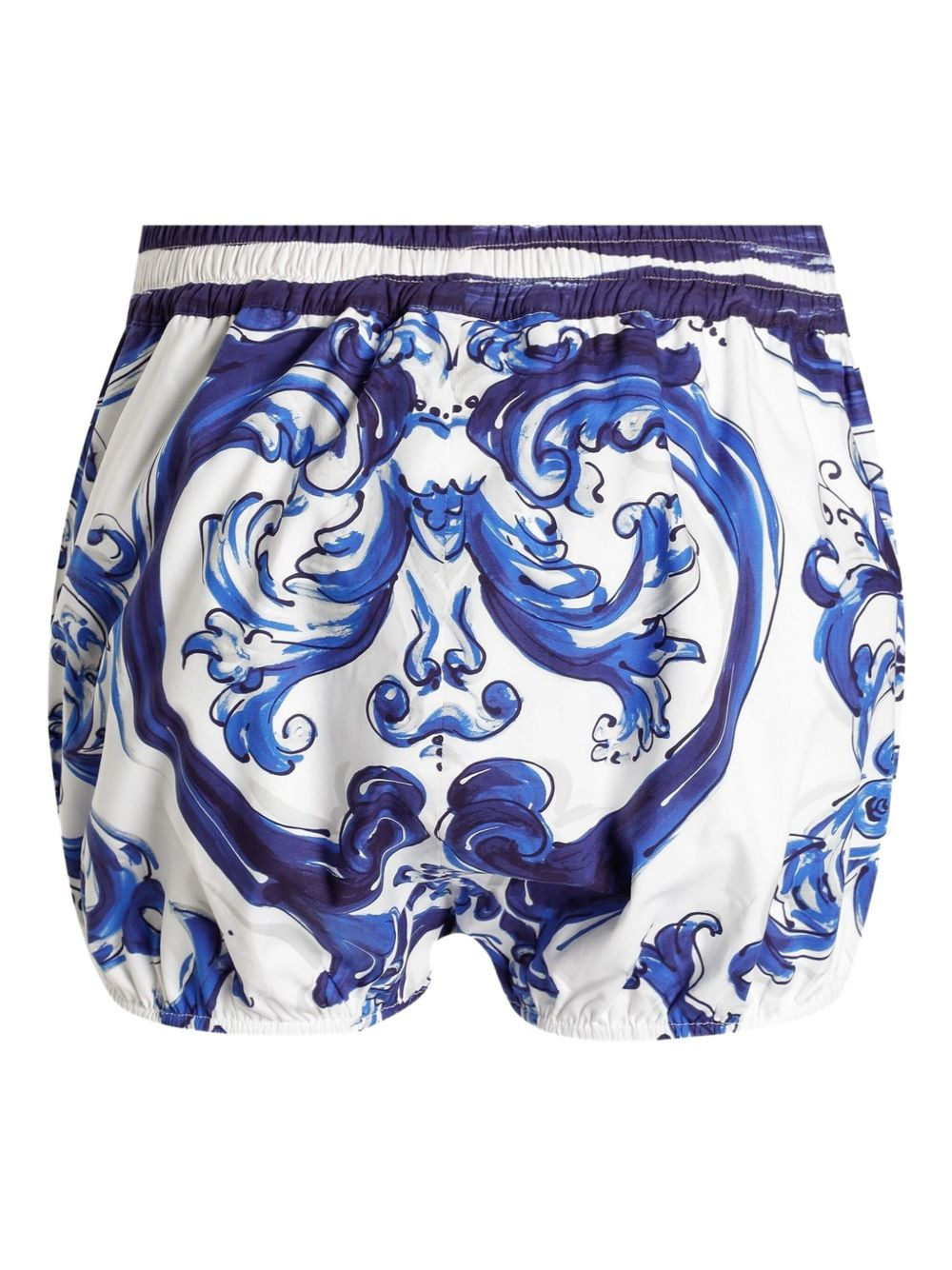 Majolica-print balloon shorts - 2