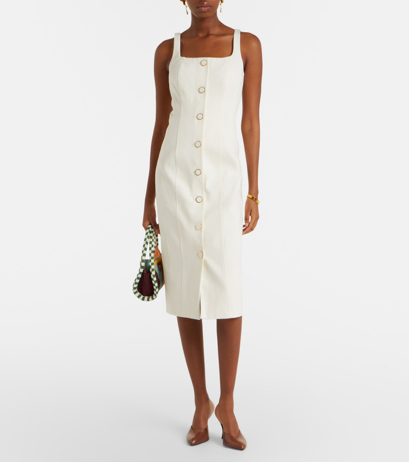 VERONICA BEARD Liana cotton midi dress outlook
