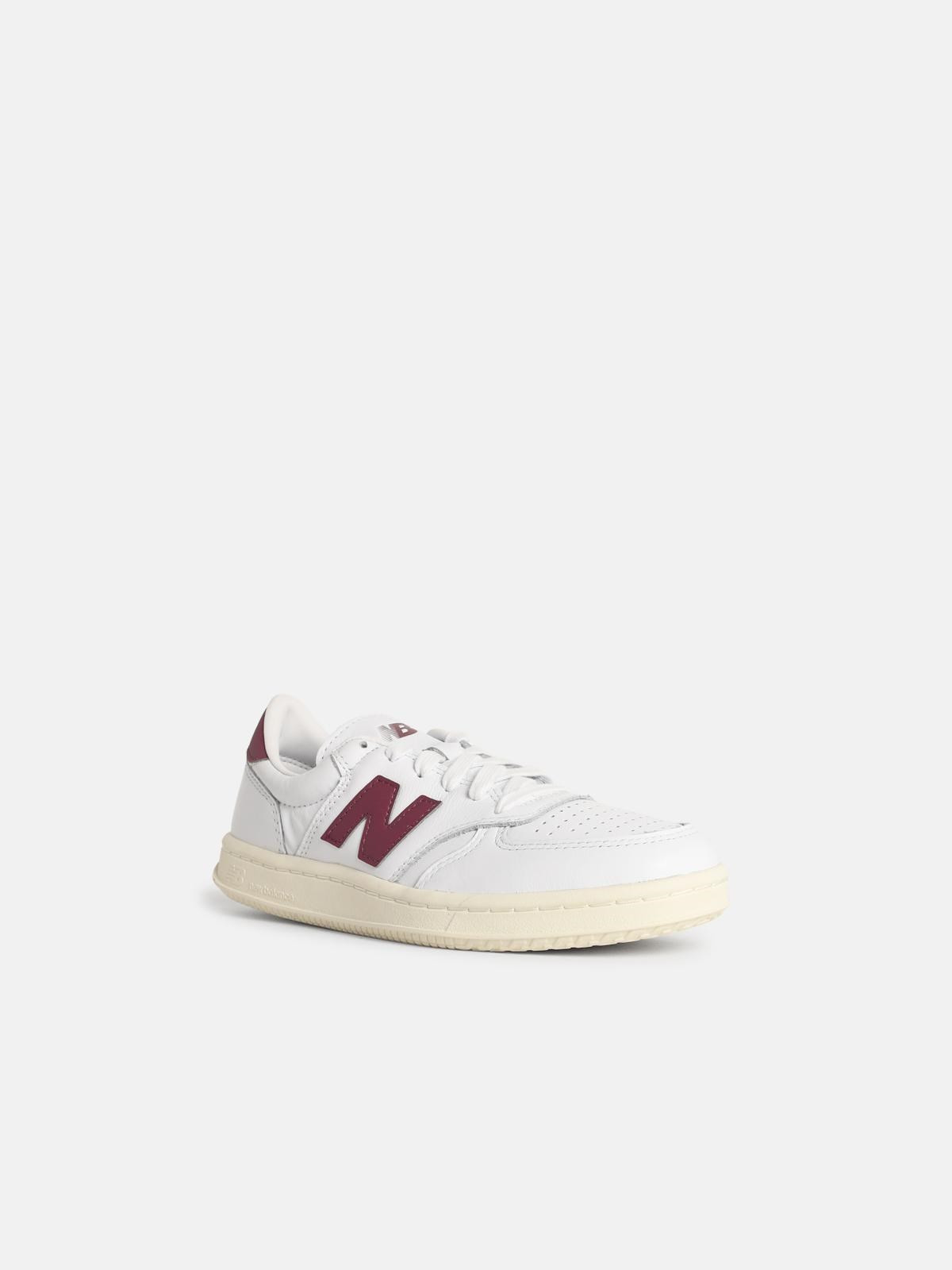 'T500' WHITE LEATHER SNEAKERS - 2