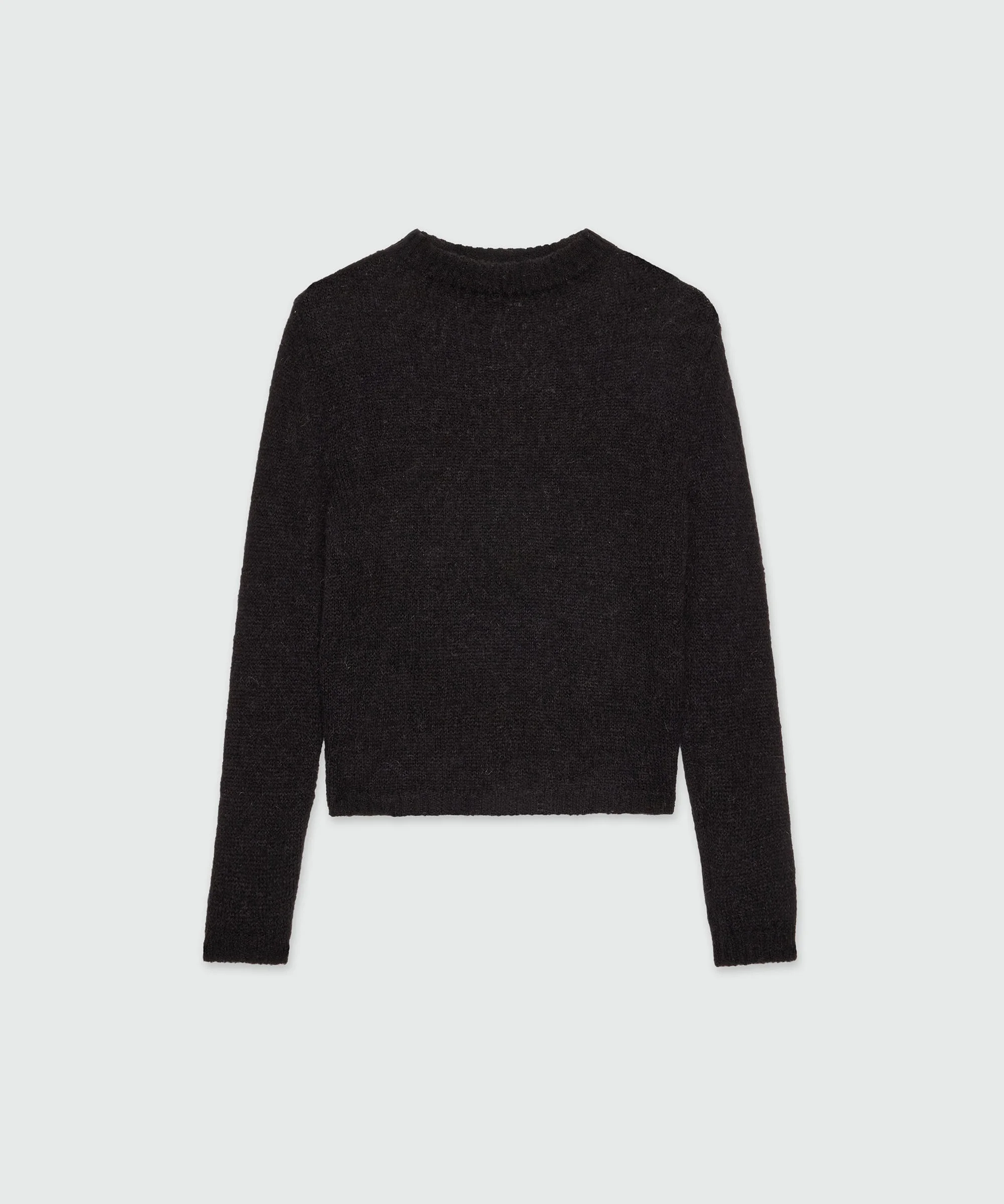 Superlight black mohair sweater - 1