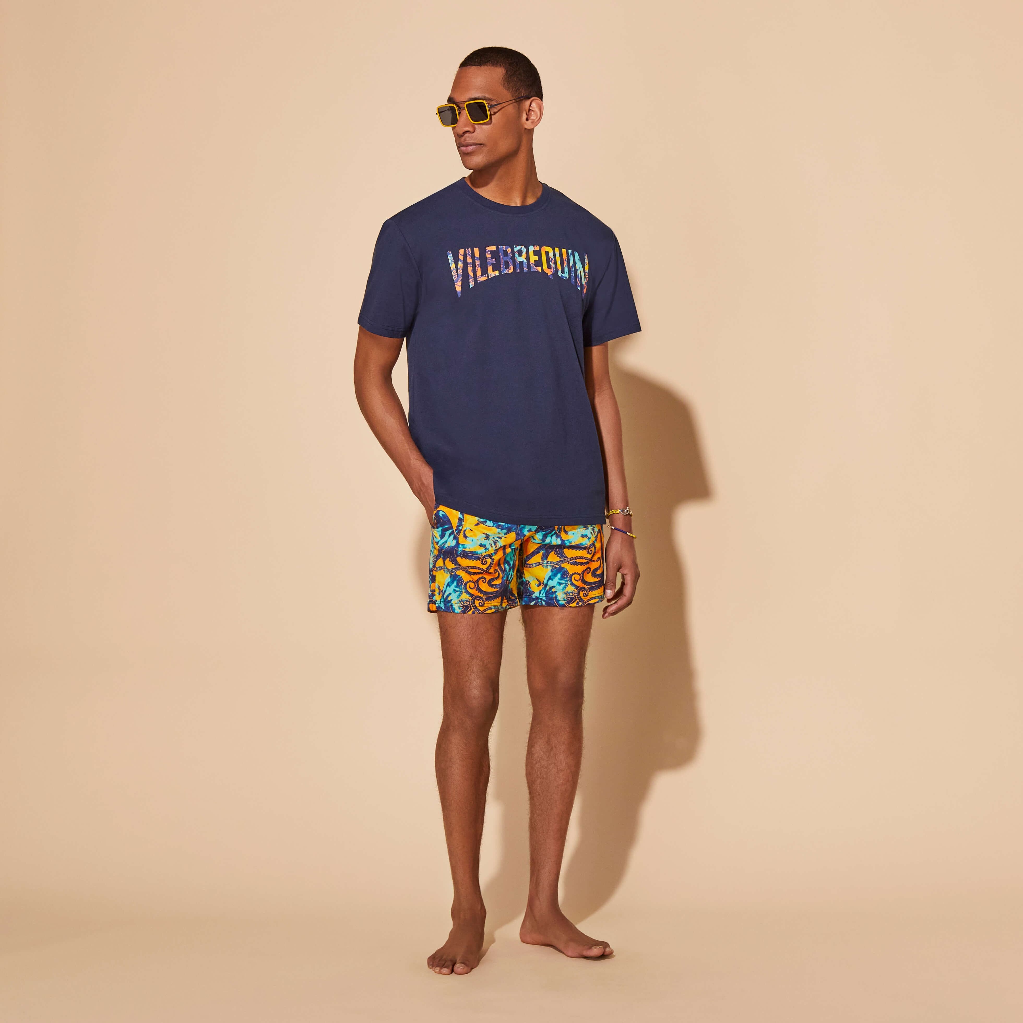 Men Organic Cotton T-shirt Poulpes Tie & Dye - 3