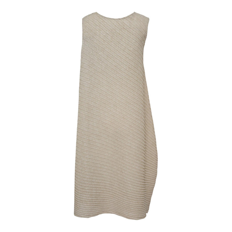 ISSEY MIYAKE Sheer Linen Pleated Dress outlook