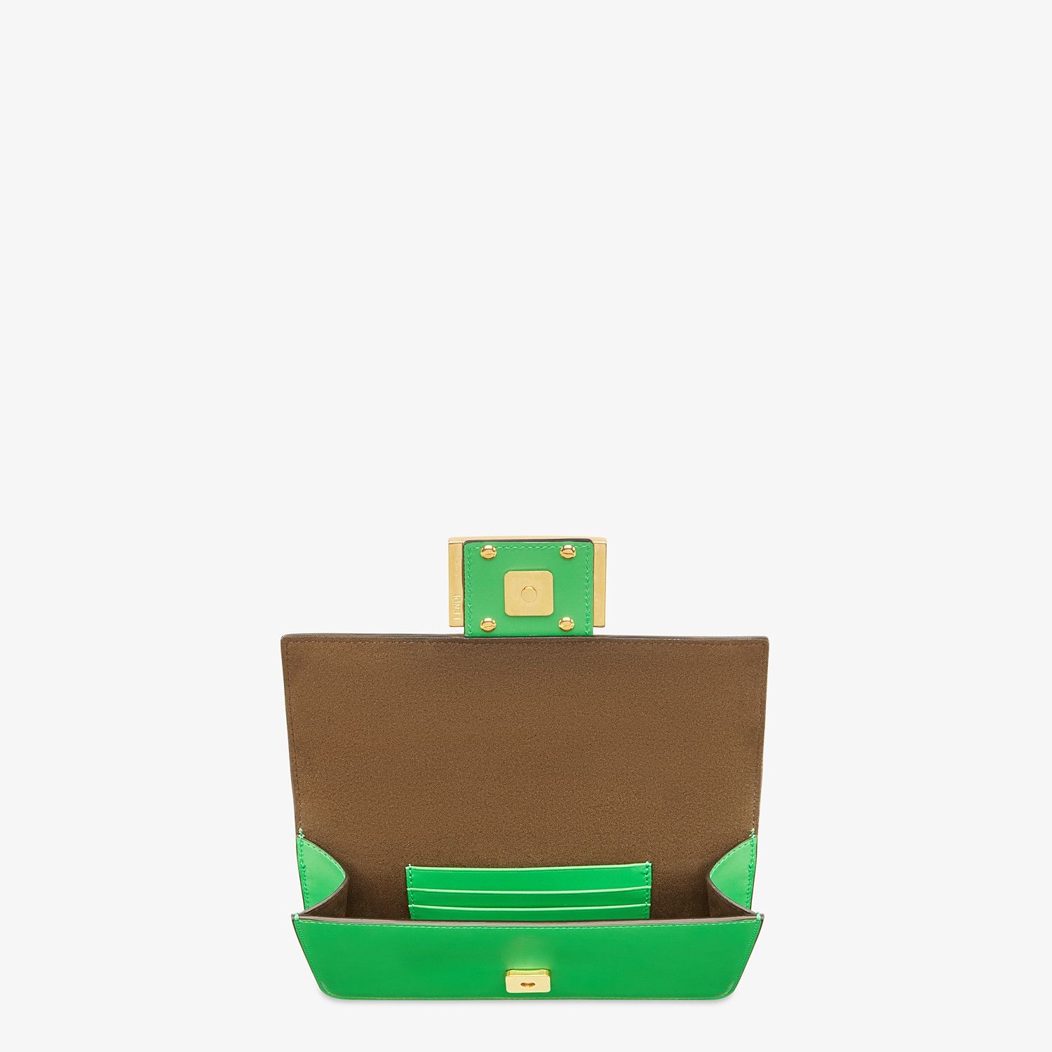 Green leather mini bag - 5