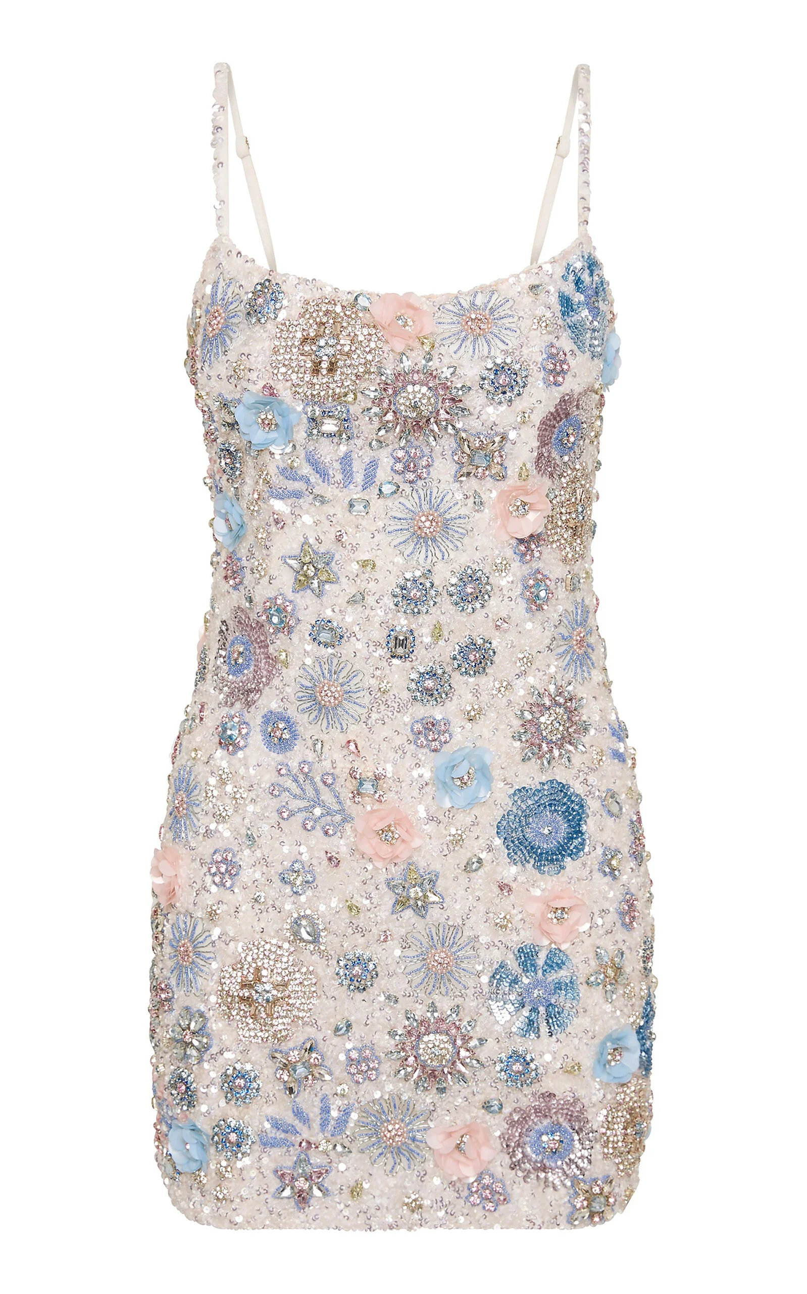 Francesca Beaded Mini Dress ivory - 1