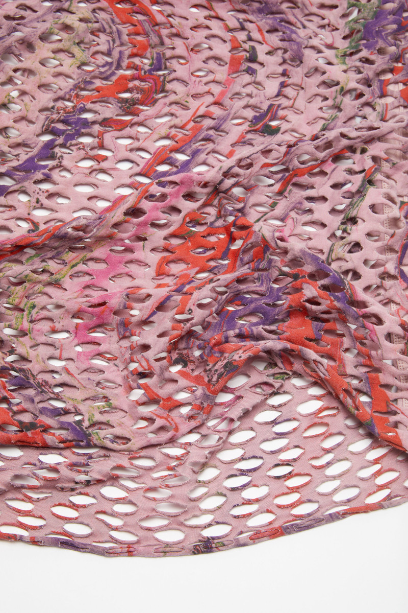 Mesh tank top - Faded pink 3