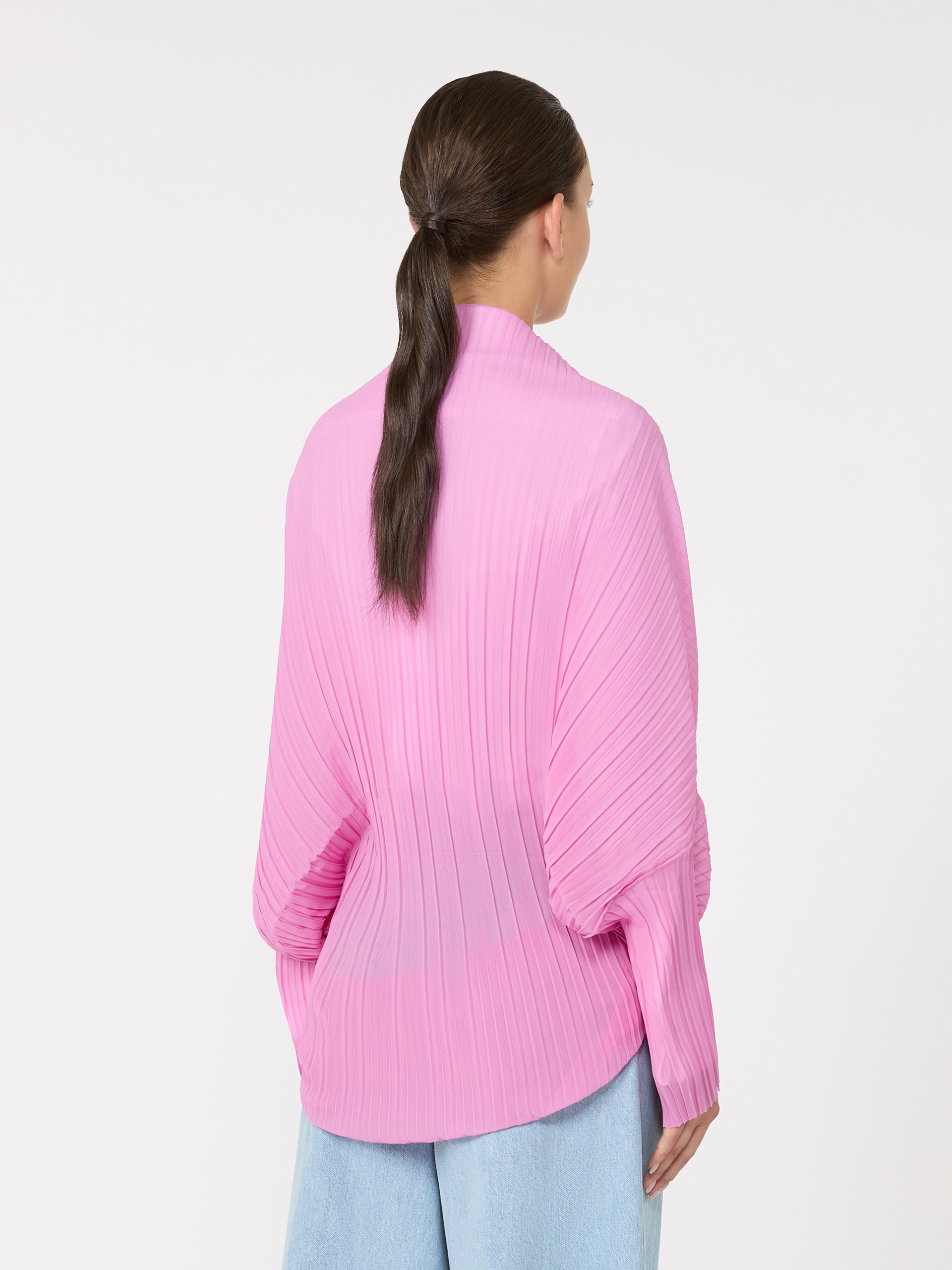VESUVIO Pleated fabric shrug - 3