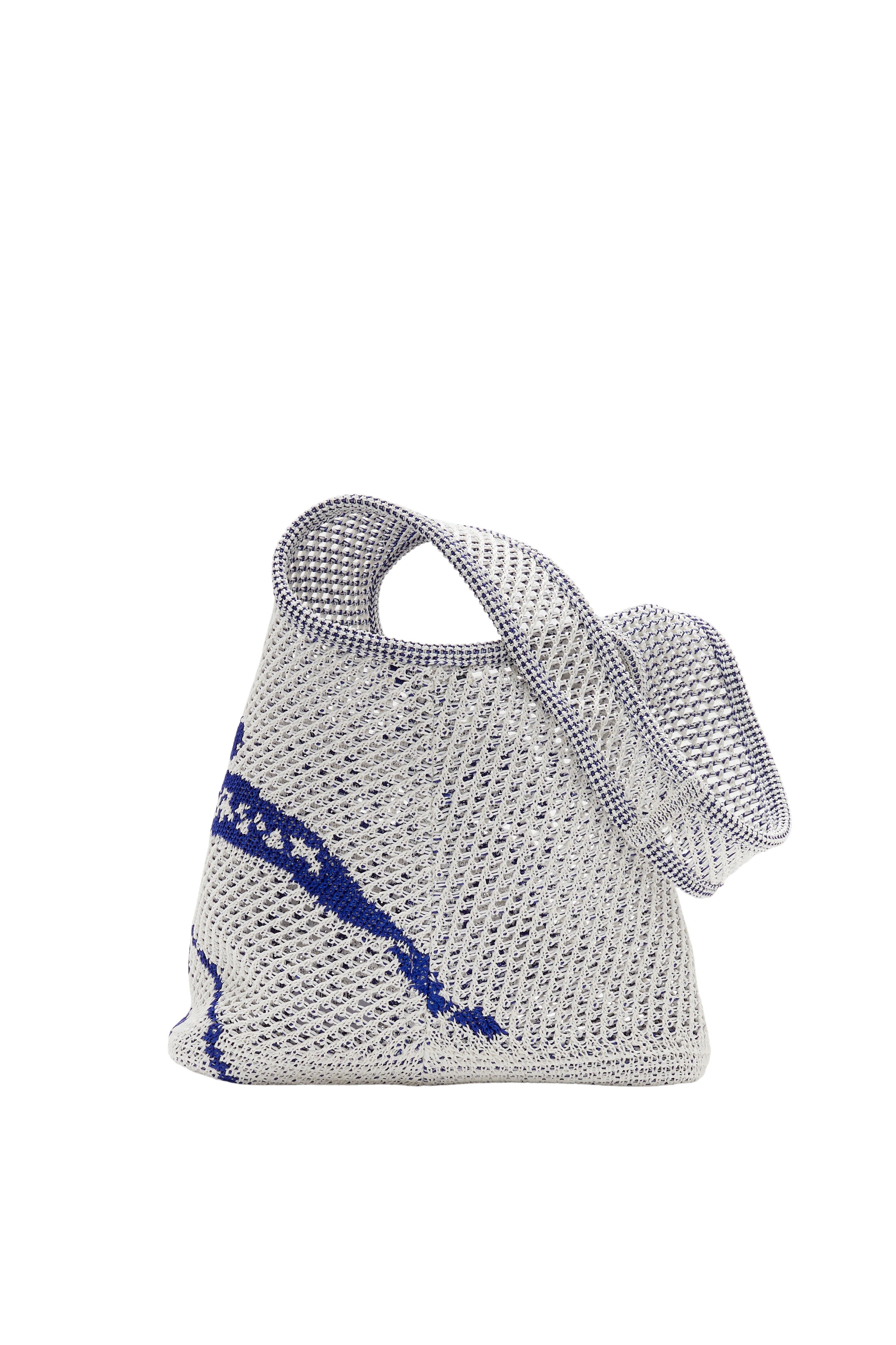 burberry Large EKD Crochet Bag in White at Nordstrom - 5