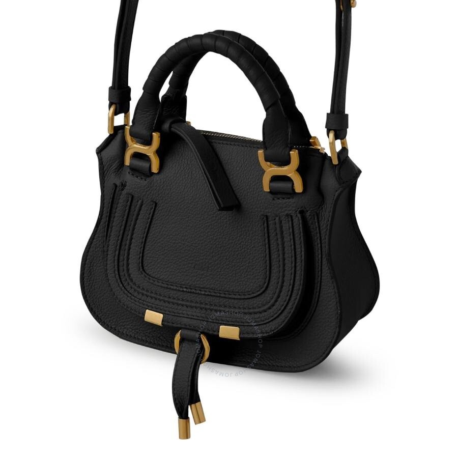 Chloe Marcie Mini Double Carry Leather Bag - 3