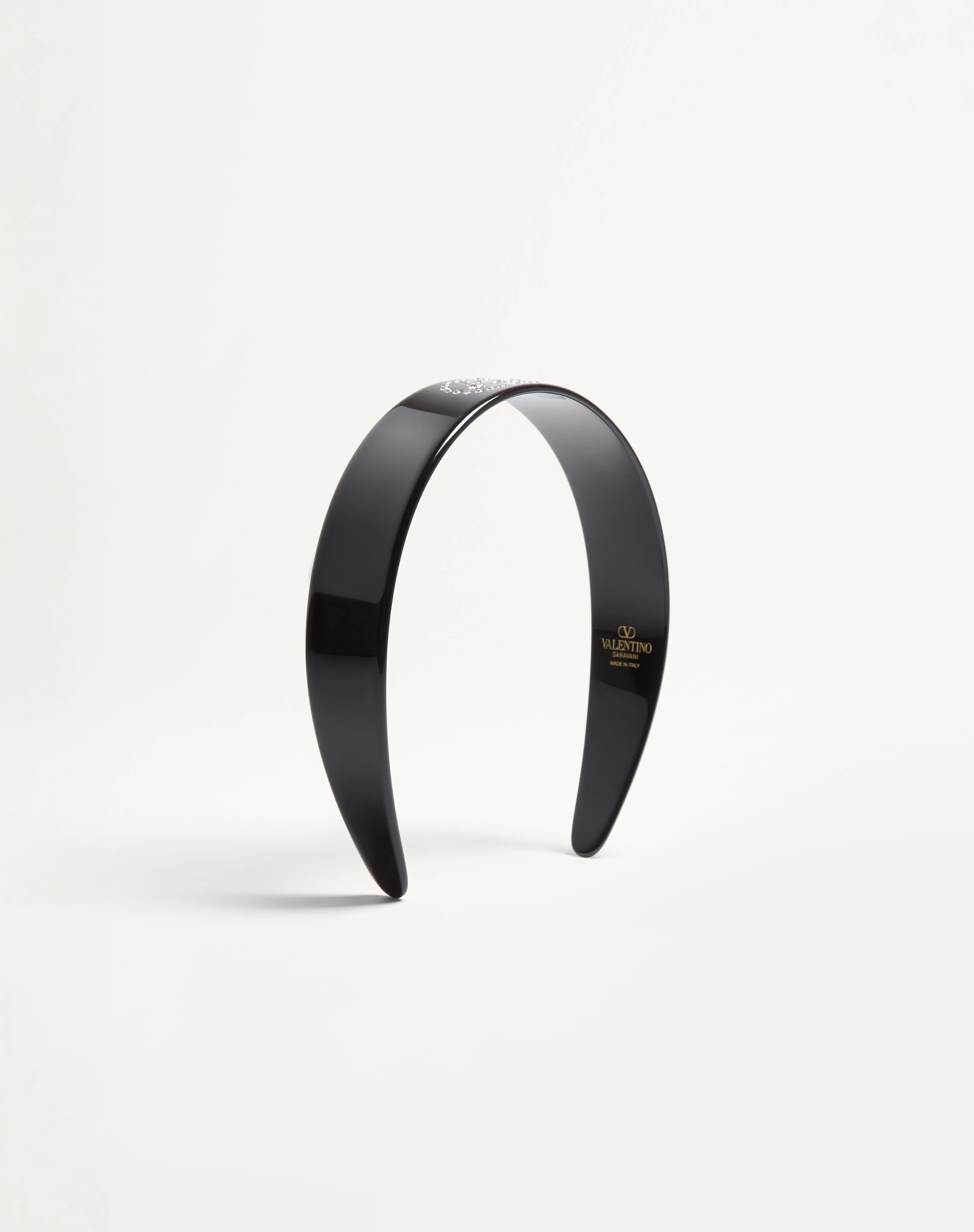 VLOGO SIGNATURE HEADBAND IN RESIN, METAL AND CRYSTALS - 1