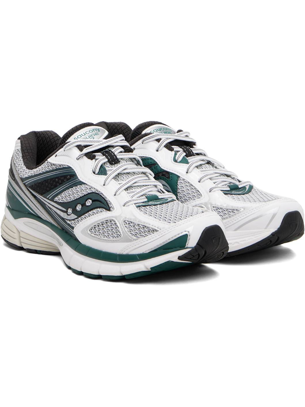 White & Green ProGrid Guide 7 Sneakers - 4