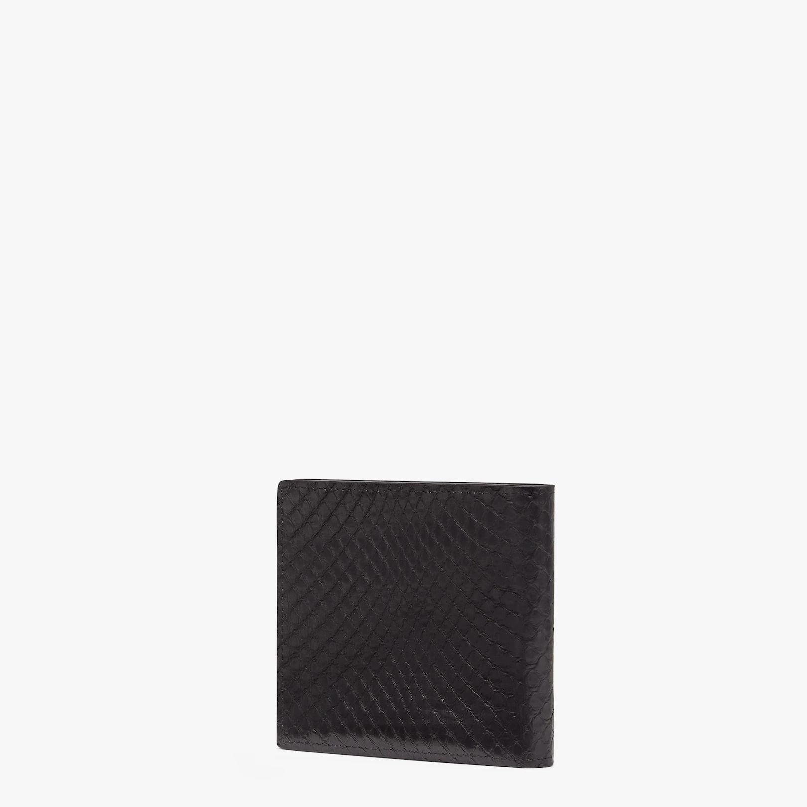 Black ayers leather bi-fold wallet - 2