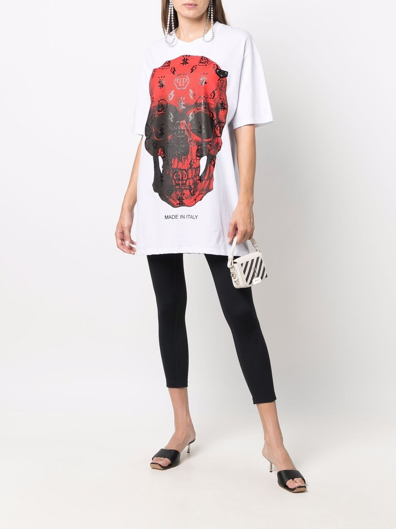 PHILIPP PLEIN monogram skull T-shirt outlook