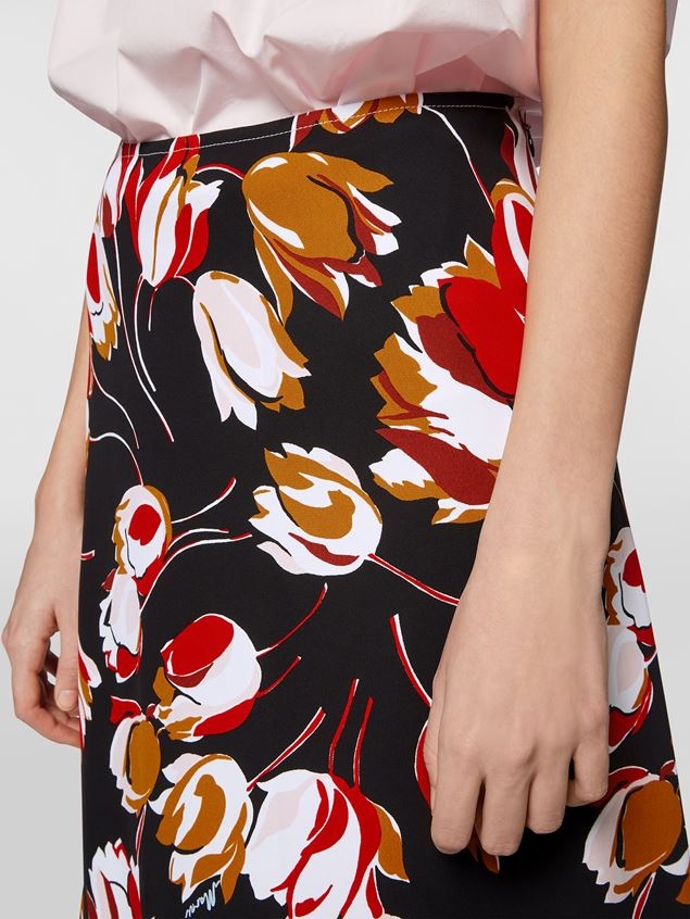 WINDBLOWN PRINT CADY A-LINE SKIRT - 4