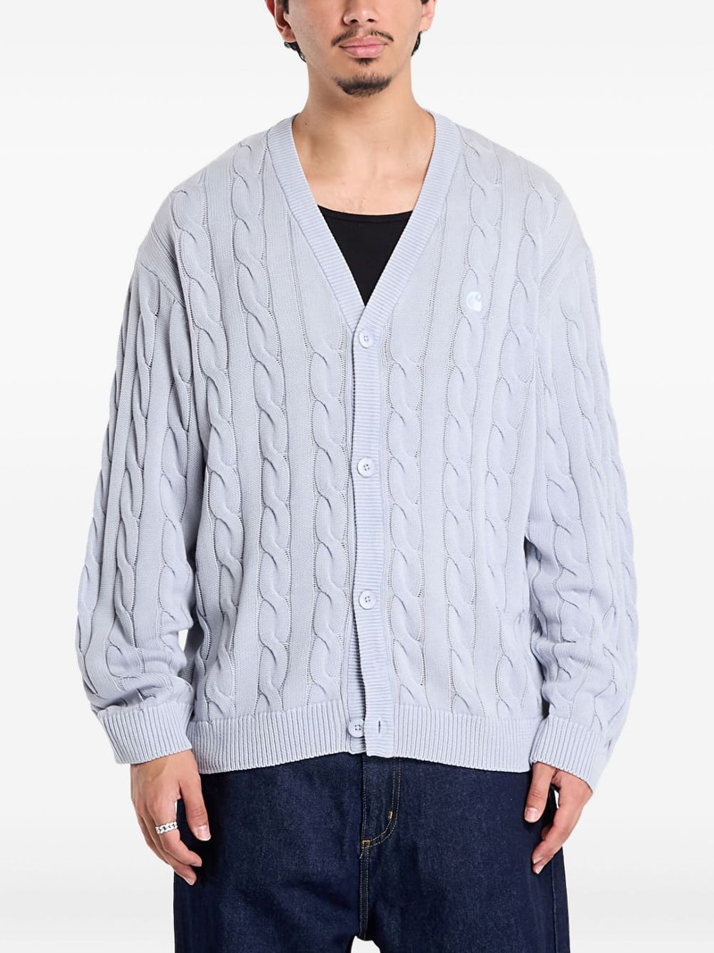 Carhartt cable-knit cardigan outlook