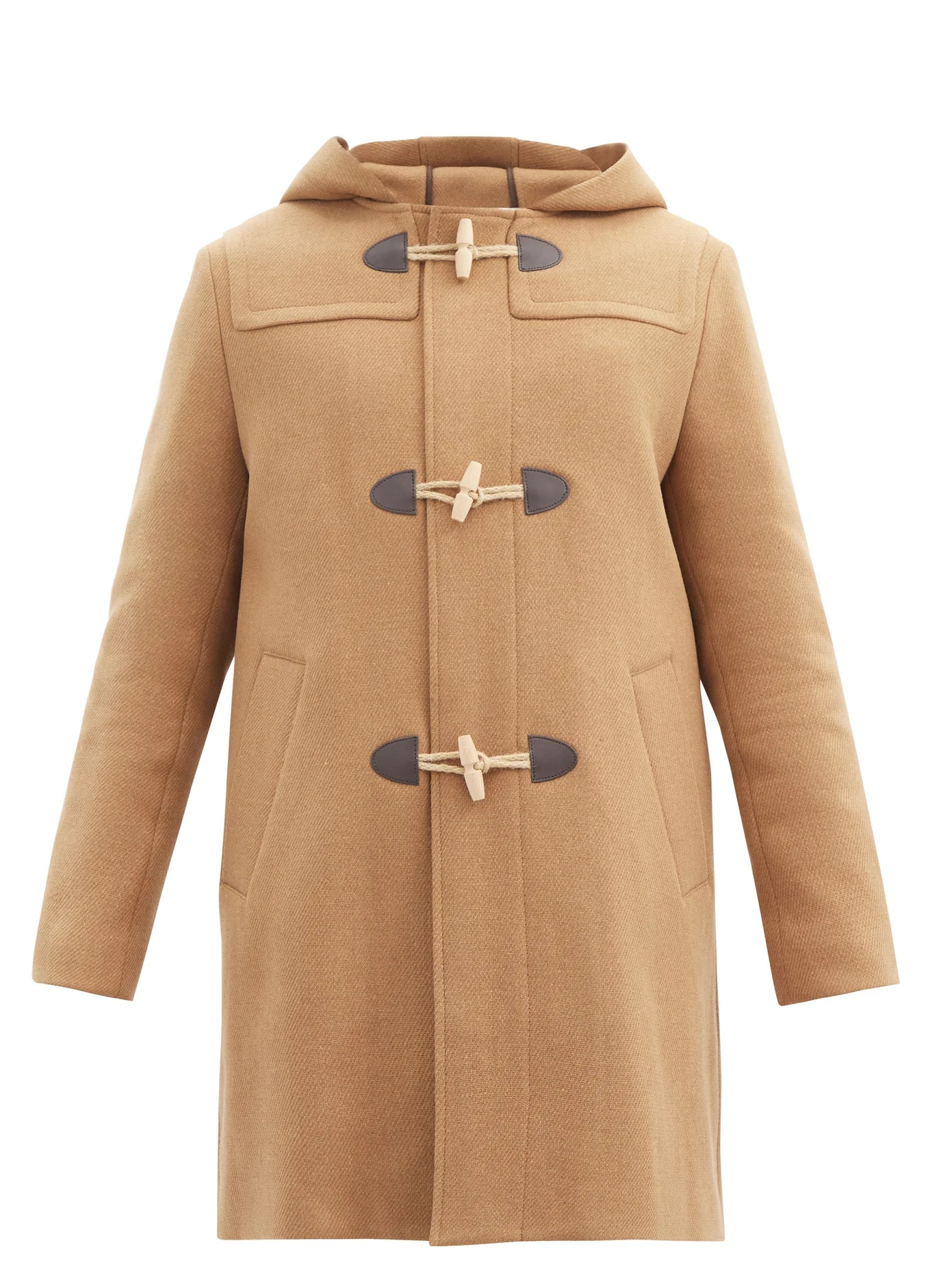 Edouard hooded wool duffle coat - 1