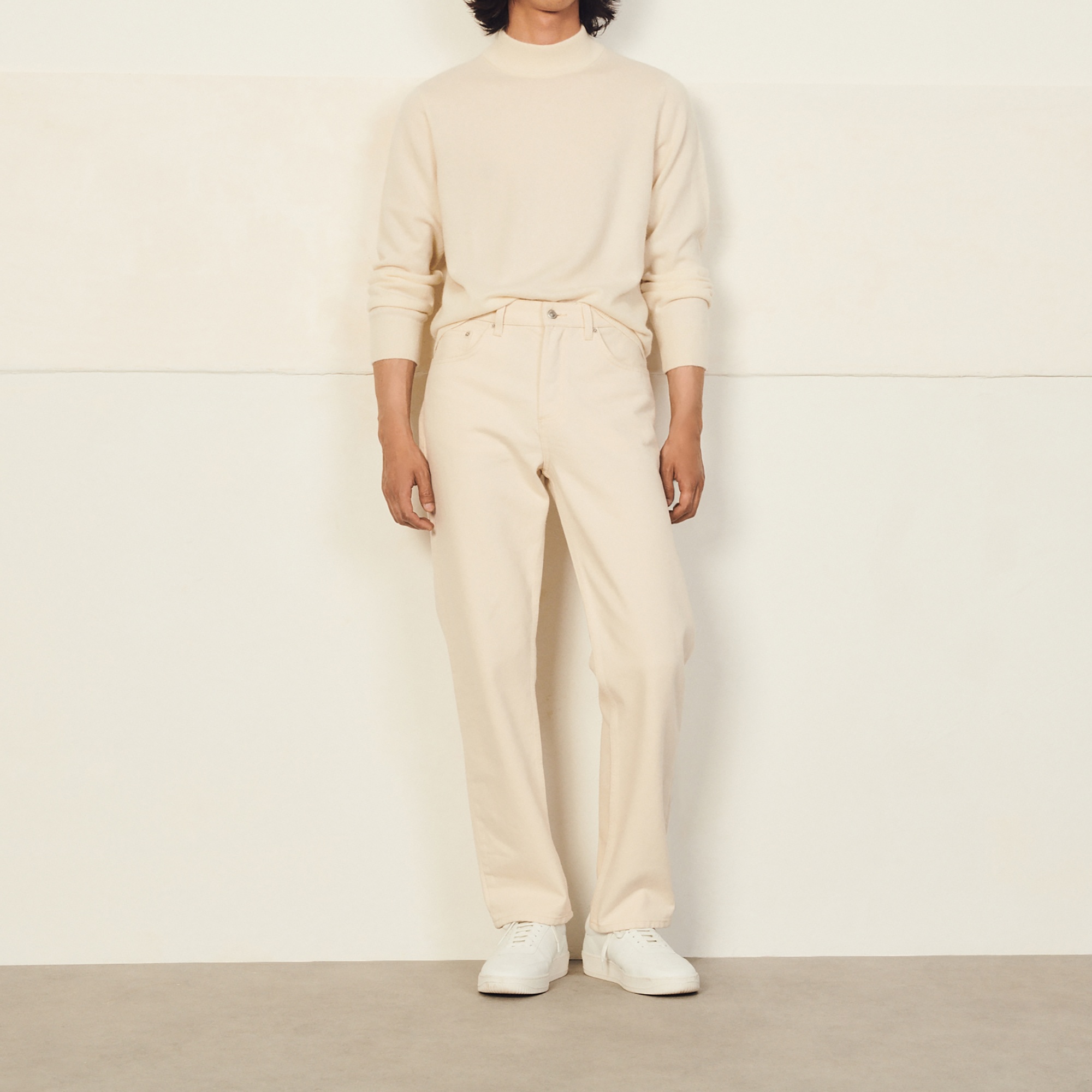 Cashmere funnel neck sweater - 2
