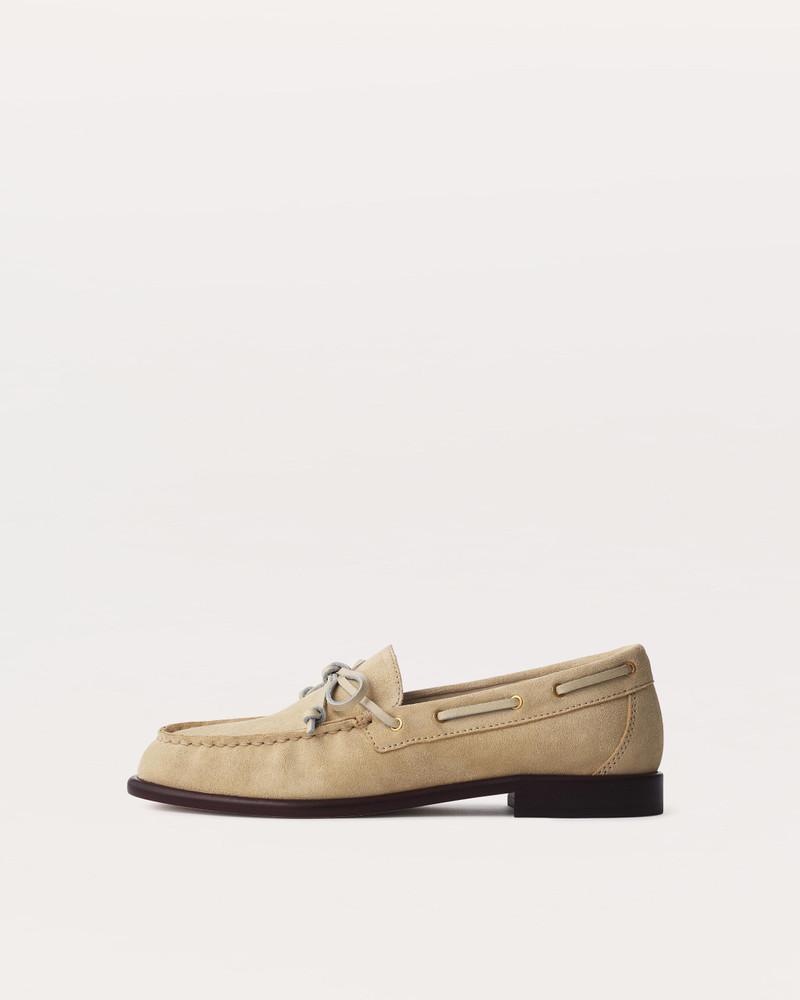 Carter Italian Suede Boat Shoes 1