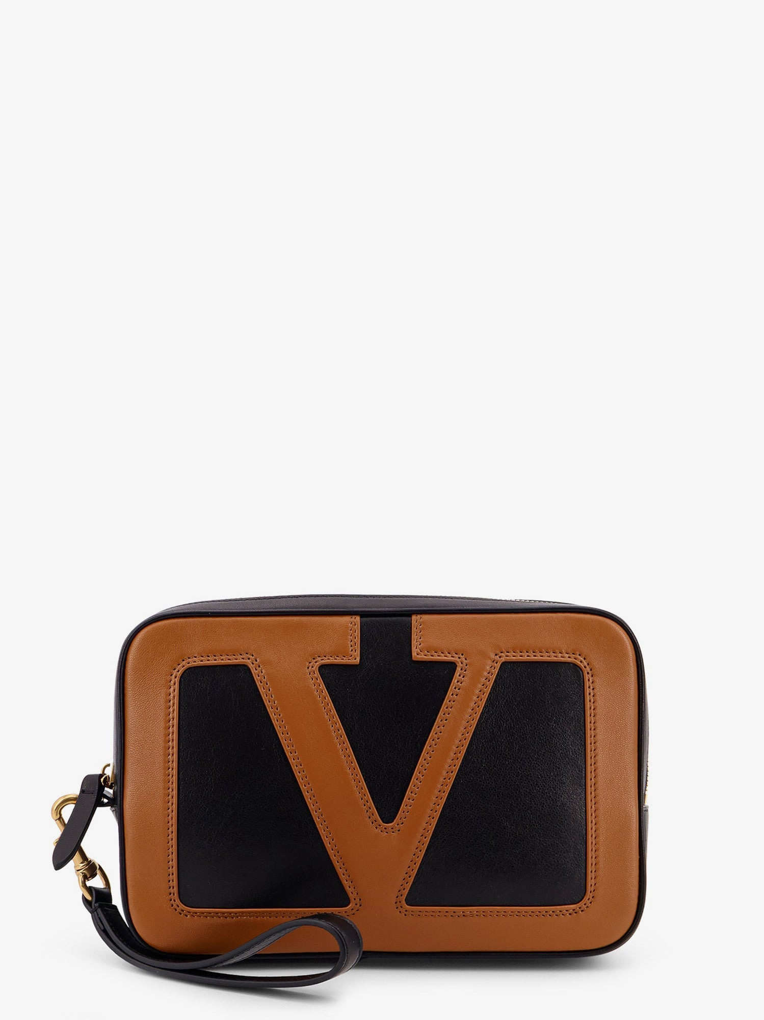VALENTINO GARAVANI VIVA SUPERSTAR LEATHER CLUTCH - 1