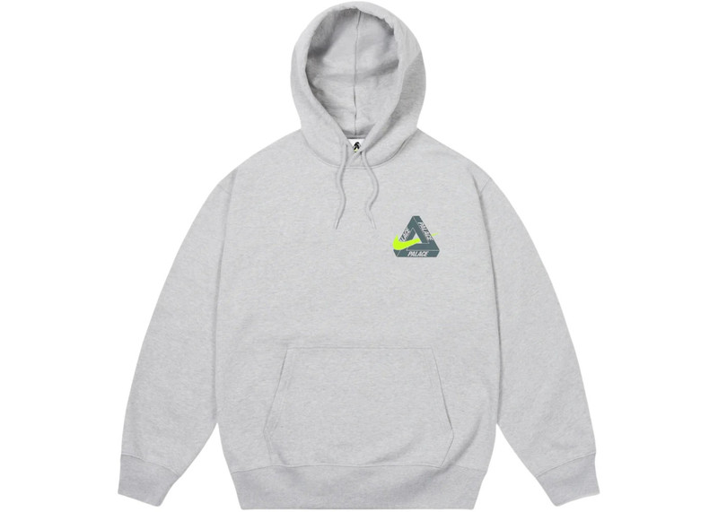 PALACE Palace x Nike Tri Swoosh Hood Grey Marl outlook