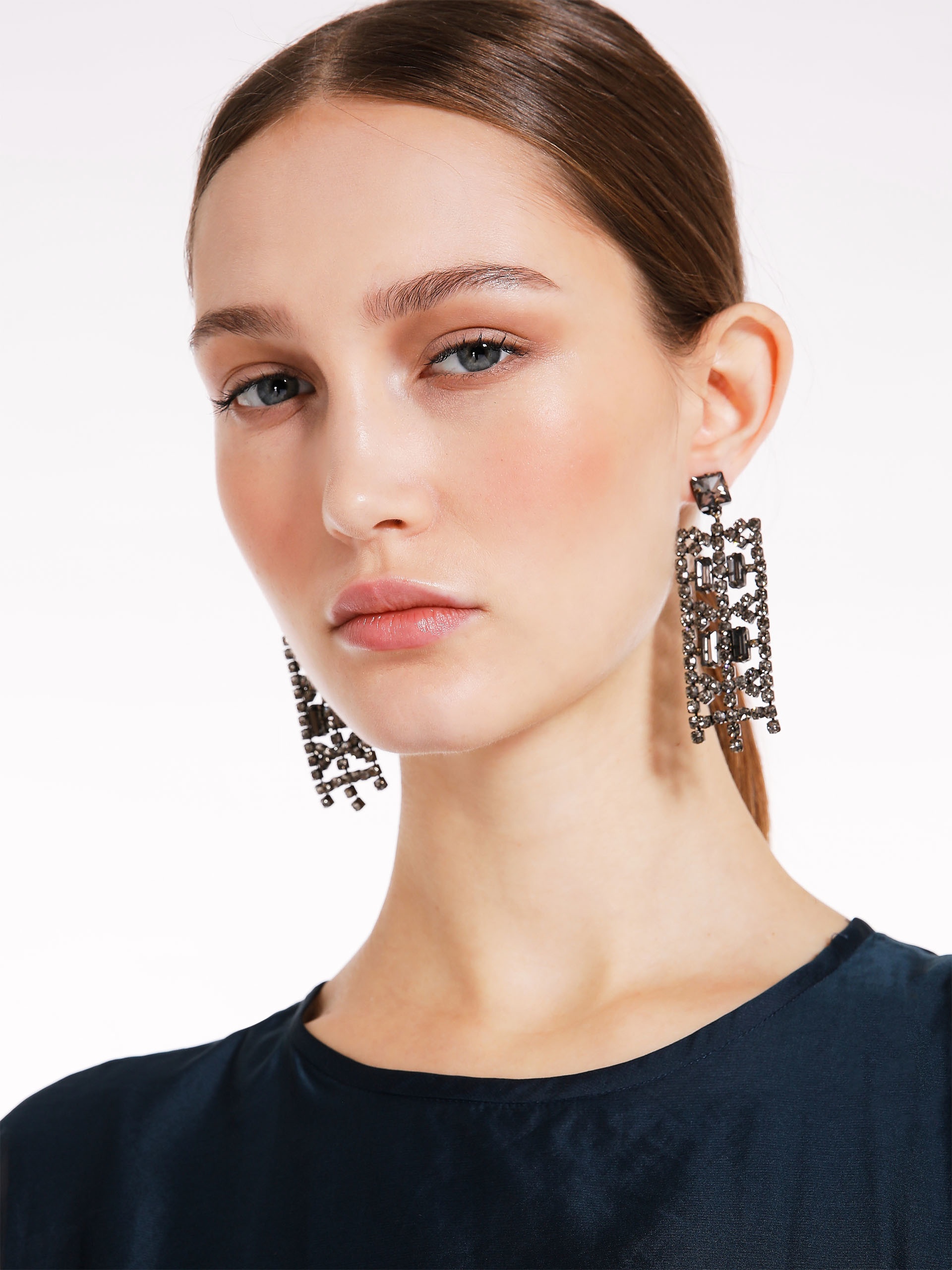 DIRE Rhinestone chandelier earrings 4