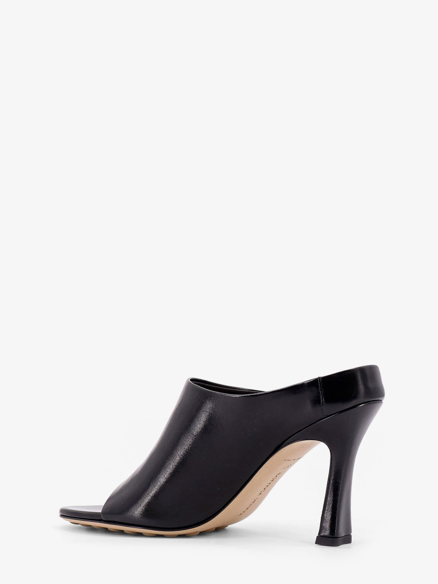 Bottega Veneta Rana Leather Mule With Heel - 4