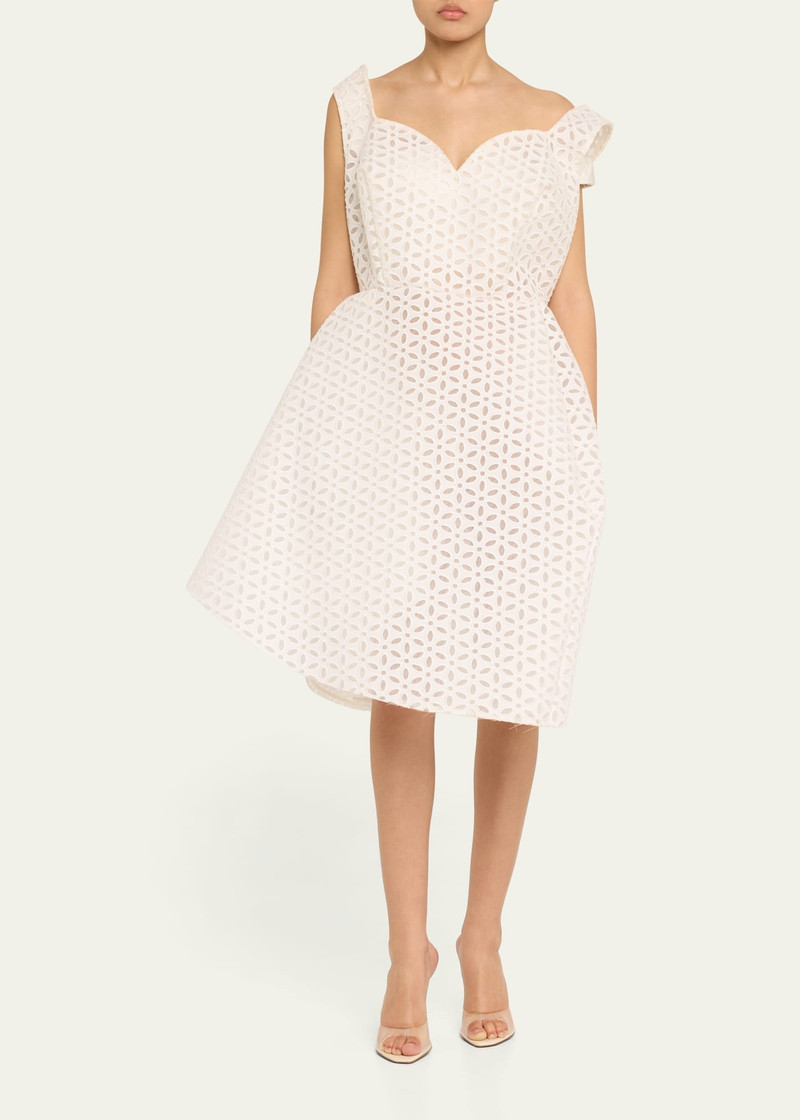 Marc Jacobs Eyelet Structured Dress outlook
