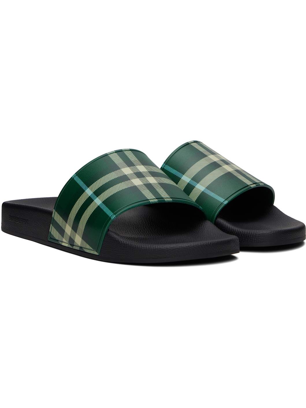 Green Check Pool Slides - 4