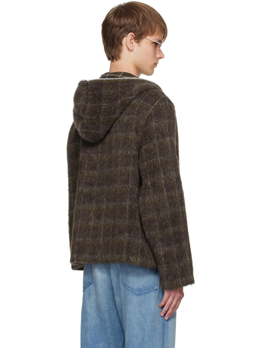 Brown Full Zip Hoodie - 3