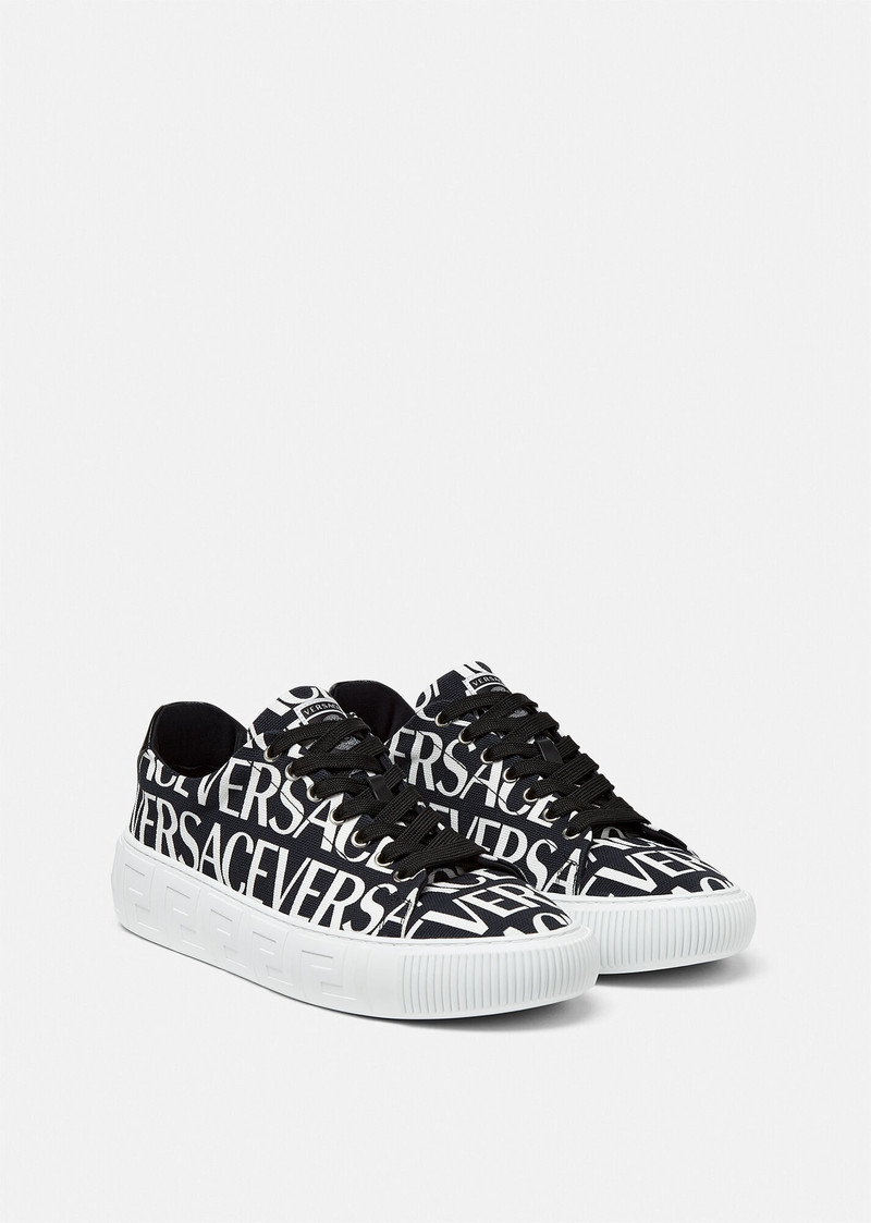 VERSACE Versace Allover La Greca Sneakers outlook