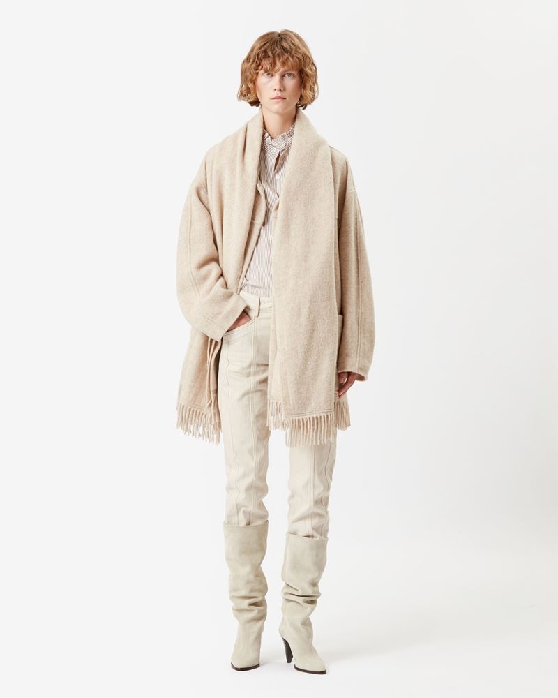 FATY FRINGES WOOL COAT - 6