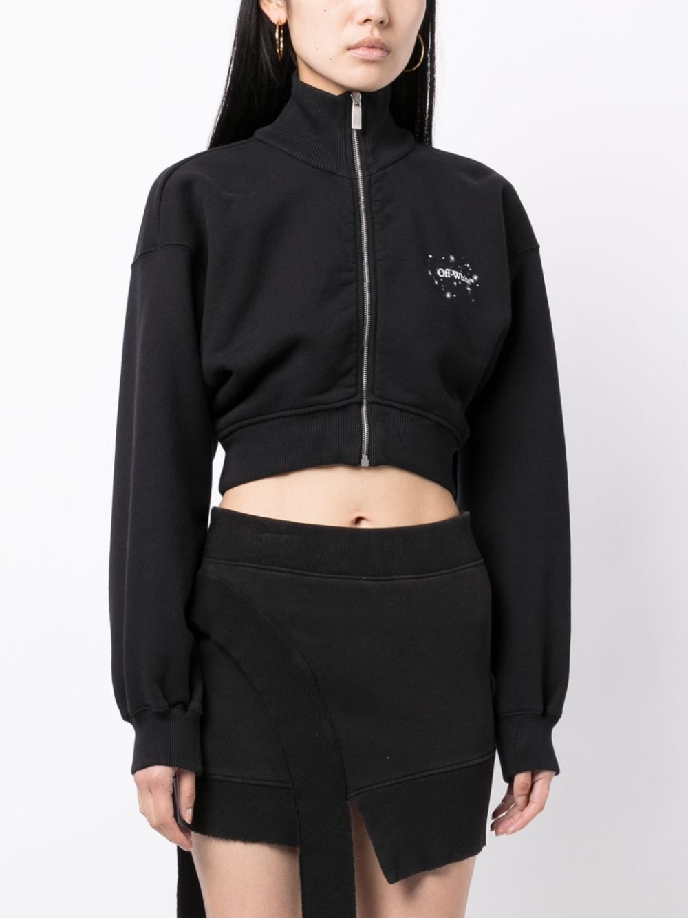 Arrows cropped sweatshirt - 3