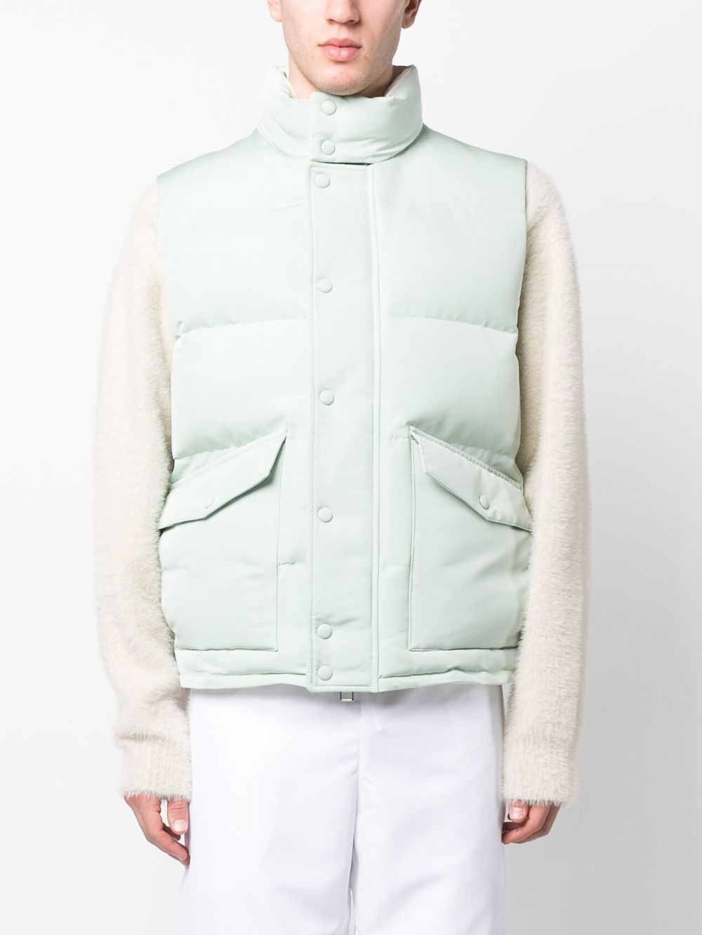 logo-print gilet - 3
