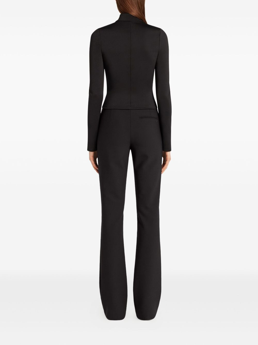 cropped zip-up jacket - 4