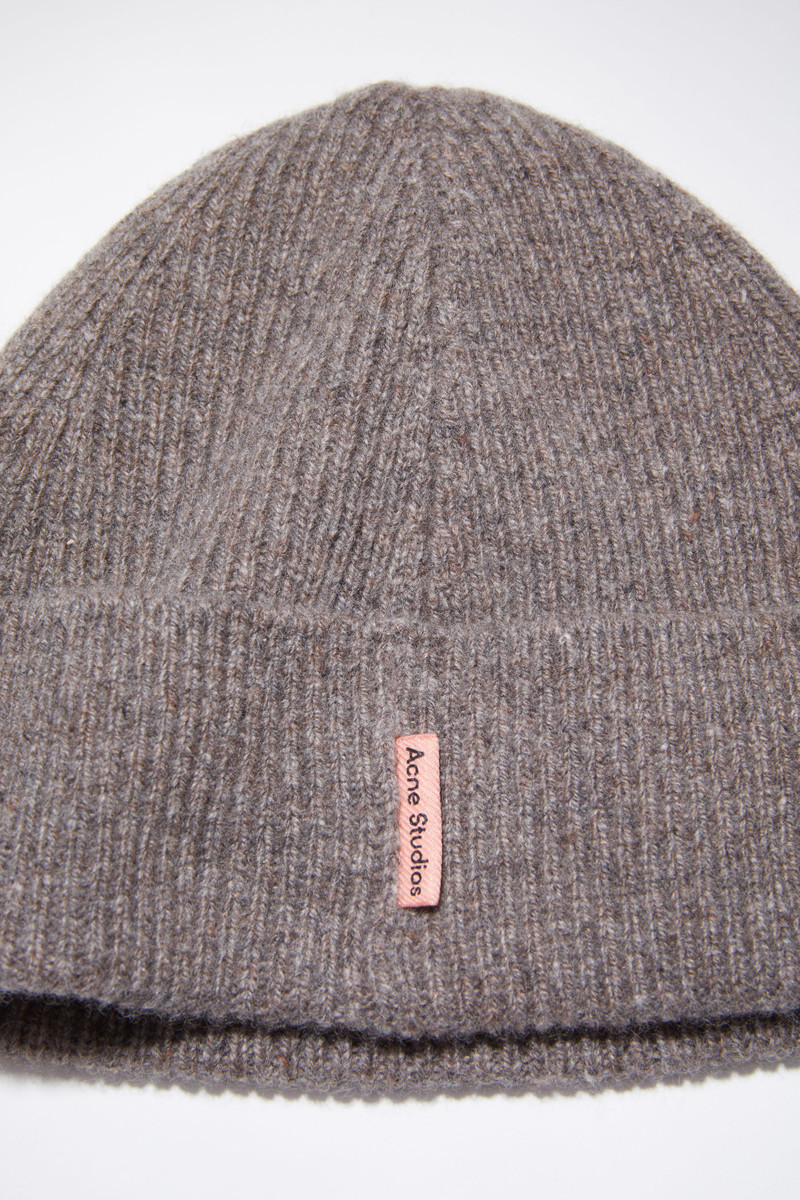 Acne Studios Wool cashmere beanie - Fox grey outlook