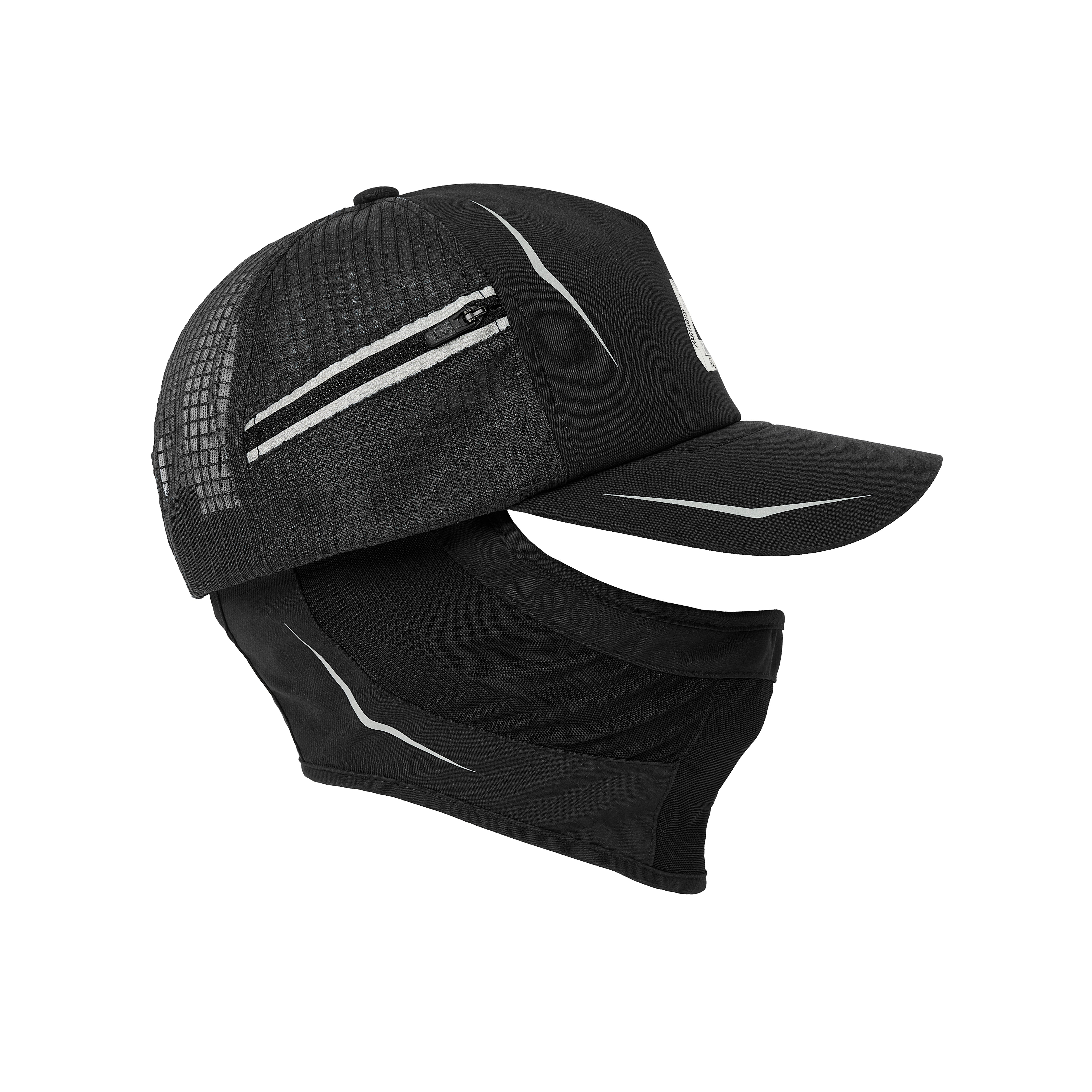 P-TREK 5-PANEL BLACK - 2
