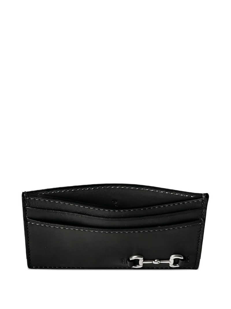 GUCCI horsebit-detail card holder outlook