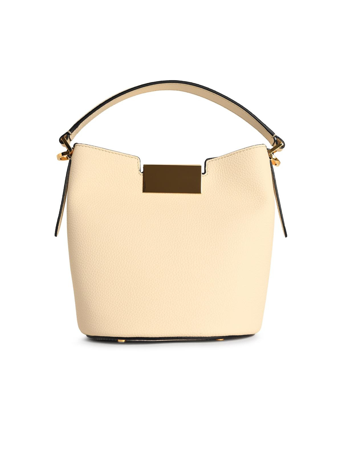 Marni Medium 'Trunkaroo' White Leather Shoulder Bag Women - 3